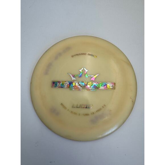 Dynamic Discs Disc Golf Lucid Renegade Distance Driver Disc Cream - Picture 1 of 2